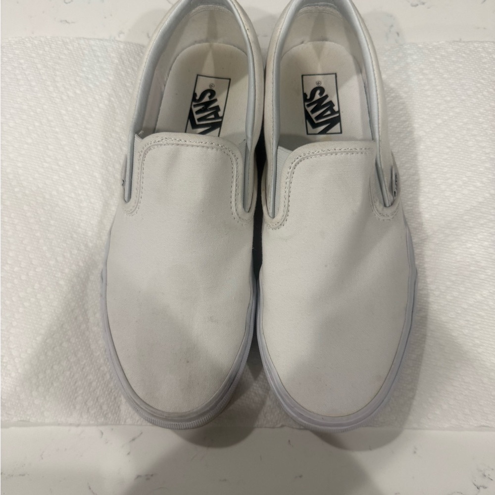 Vans Classic White Slip-On Shoes